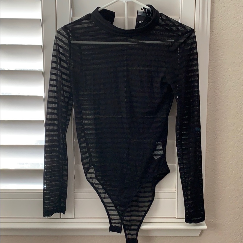 Forever 21 striped body suit